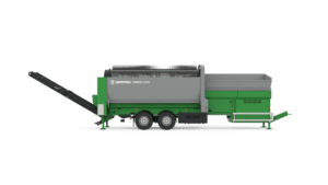 Komptech Cribus 3800 trommel screener trailer