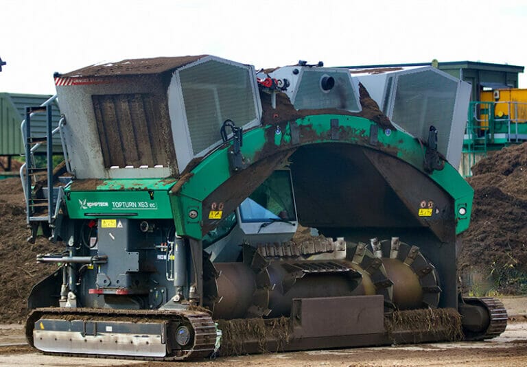 Komptech Topturn windrow turner