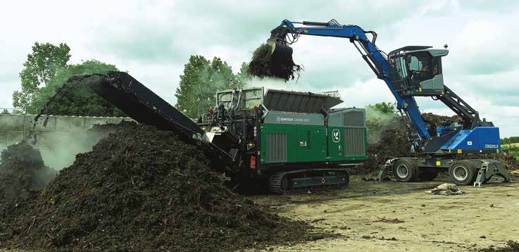 Crambo shredder in use at Ed Hall Services